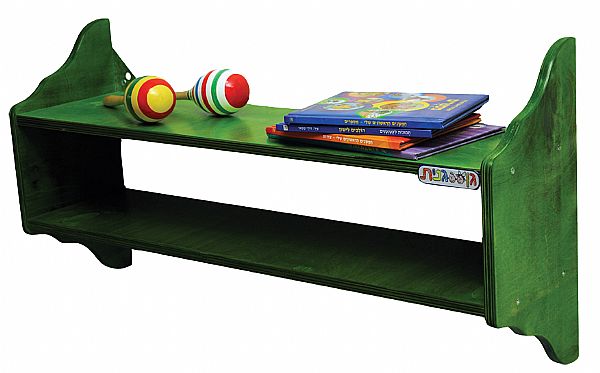 מדף כפול צורני בצבע